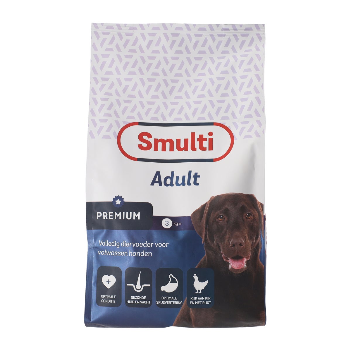 Voer hond Premium adult 3 kg Smulti Voer hond Premium adult 3 kg Smulti