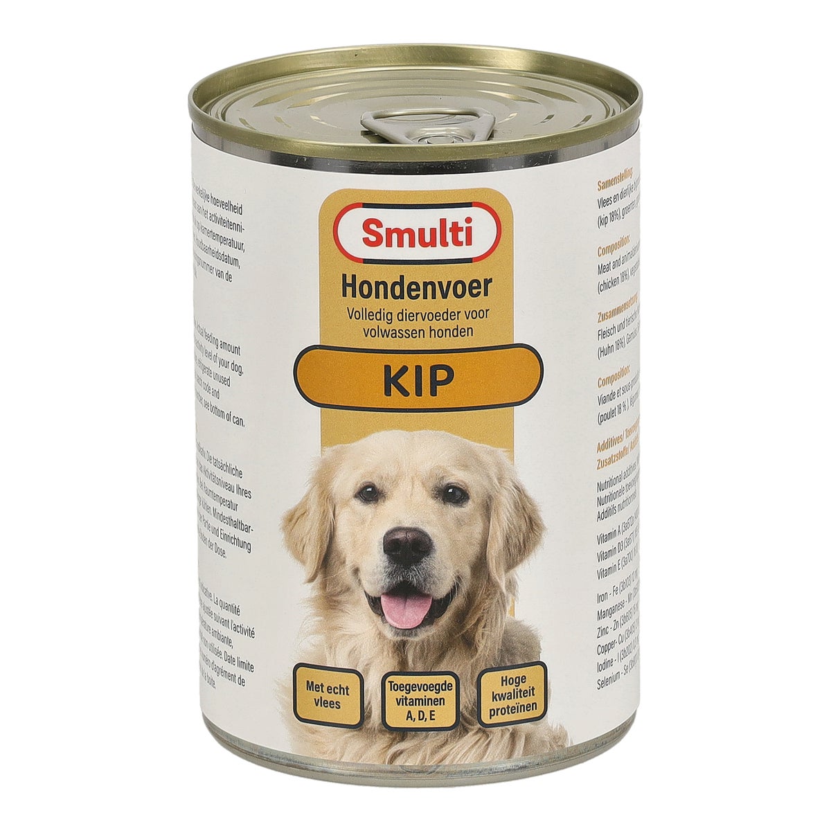 Hondenvoer Blik 410 gram Kip Smulti Hondenvoer Blik 410 gram Kip Smulti