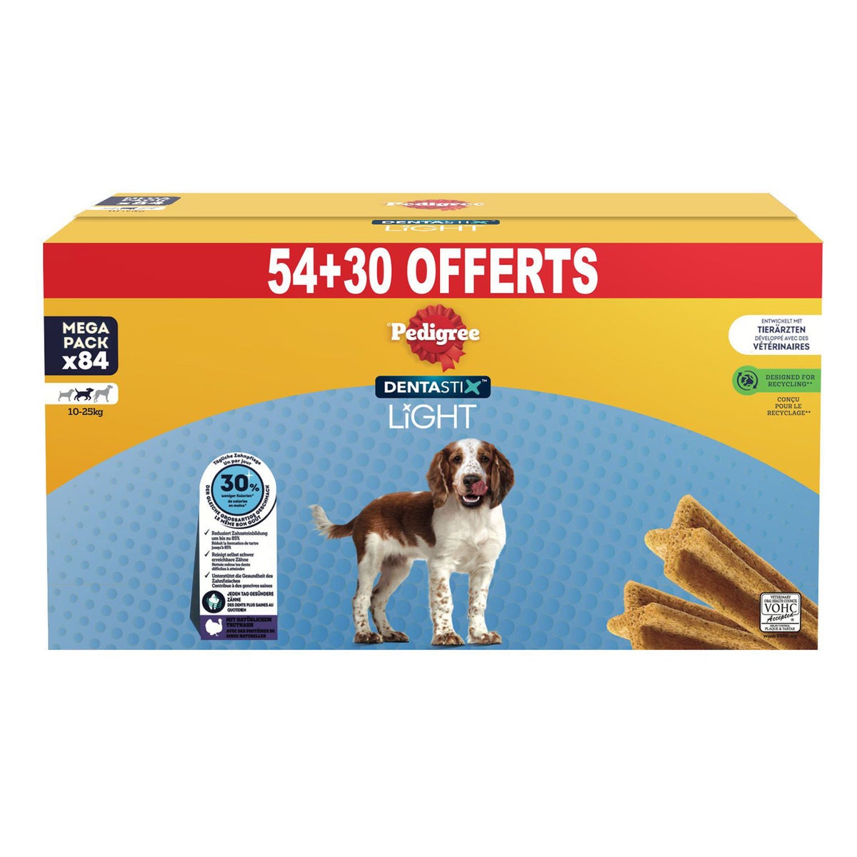 Hondensnack dentastix light medium Hondensnack dentastix light medium