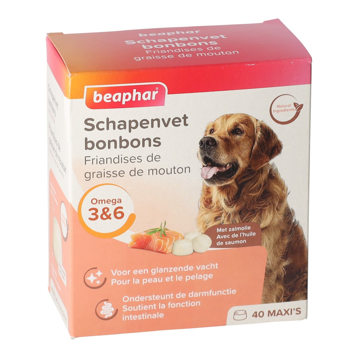 Schapenvet bonbons zalm Beaphar Schapenvet bonbons zalm Beaphar