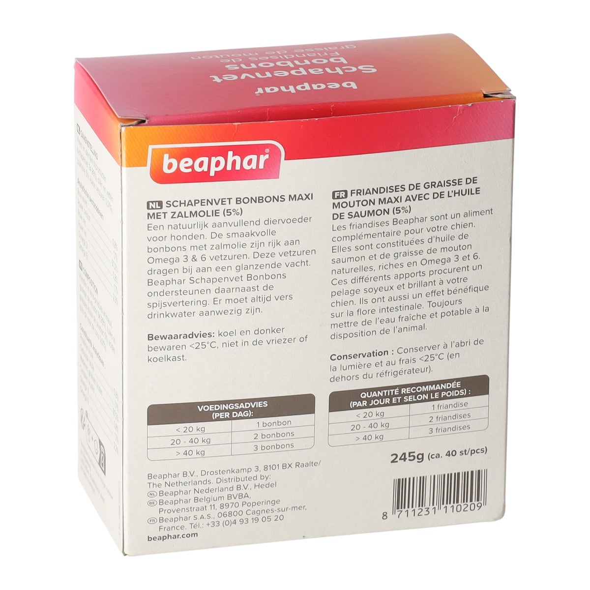 Schapenvet bonbons zalm Beaphar Schapenvet bonbons zalm Beaphar