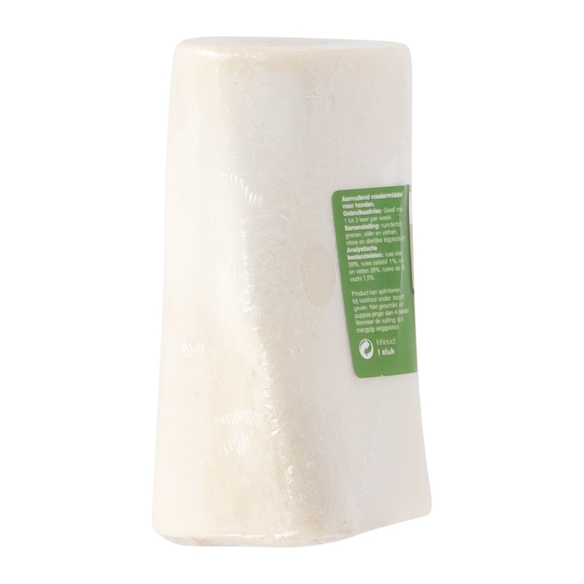 Hondensnack mergpijp calcium pate Hondensnack mergpijp calcium pate