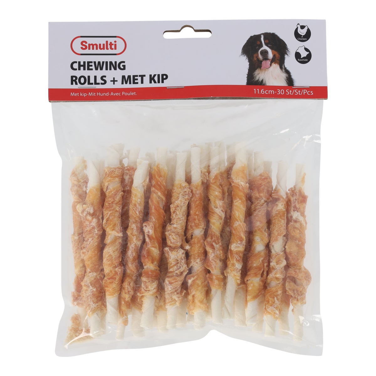 Hondensnack kip stick 12 cm 30 stuks Hondensnack kip stick 12 cm 30 stuks