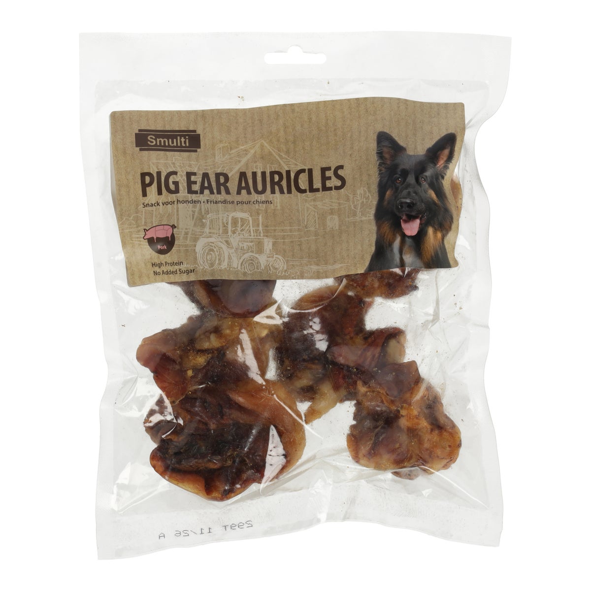 Hondensnack nature varkensoorschelp 200 gr Hondensnack nature varkensoorschelp 200 gr