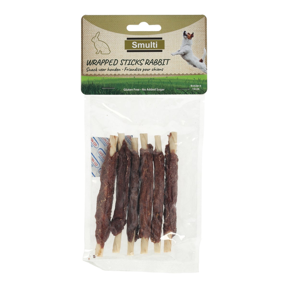 Hondensnack r'hide stick konijn 12 cm 6 stuks Hondensnack r'hide stick konijn 12 cm 6 stuks