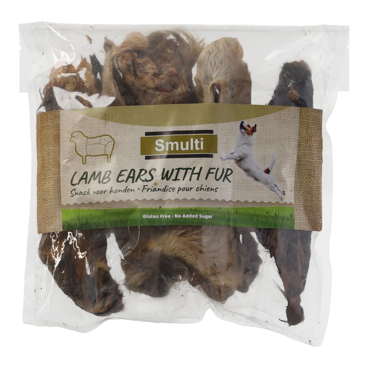 Hondensnack natuur lamsoor haar 200 gr Hondensnack natuur lamsoor haar 200 gr