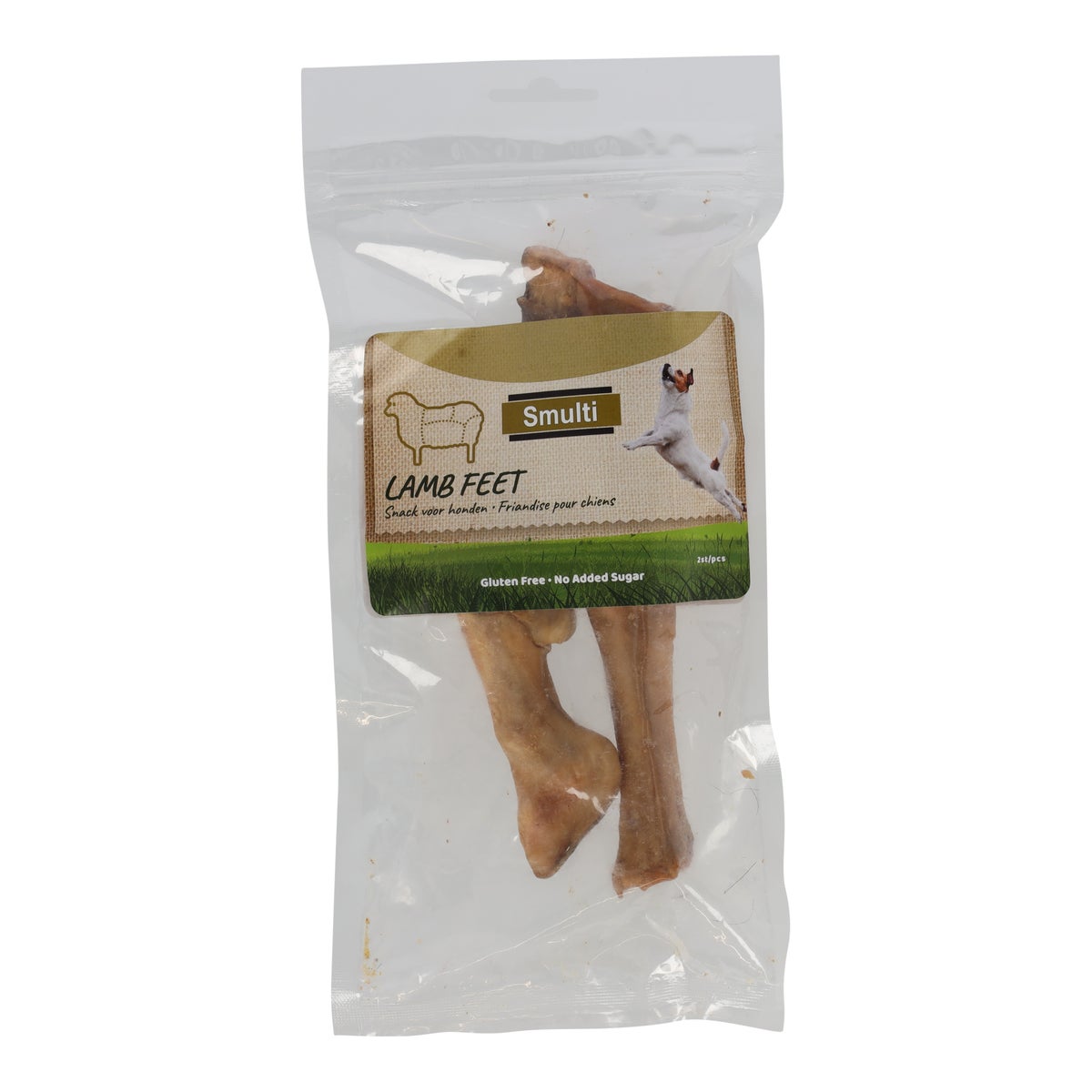 Hondensnack nature lamsvoet 2st Hondensnack nature lamsvoet 2st