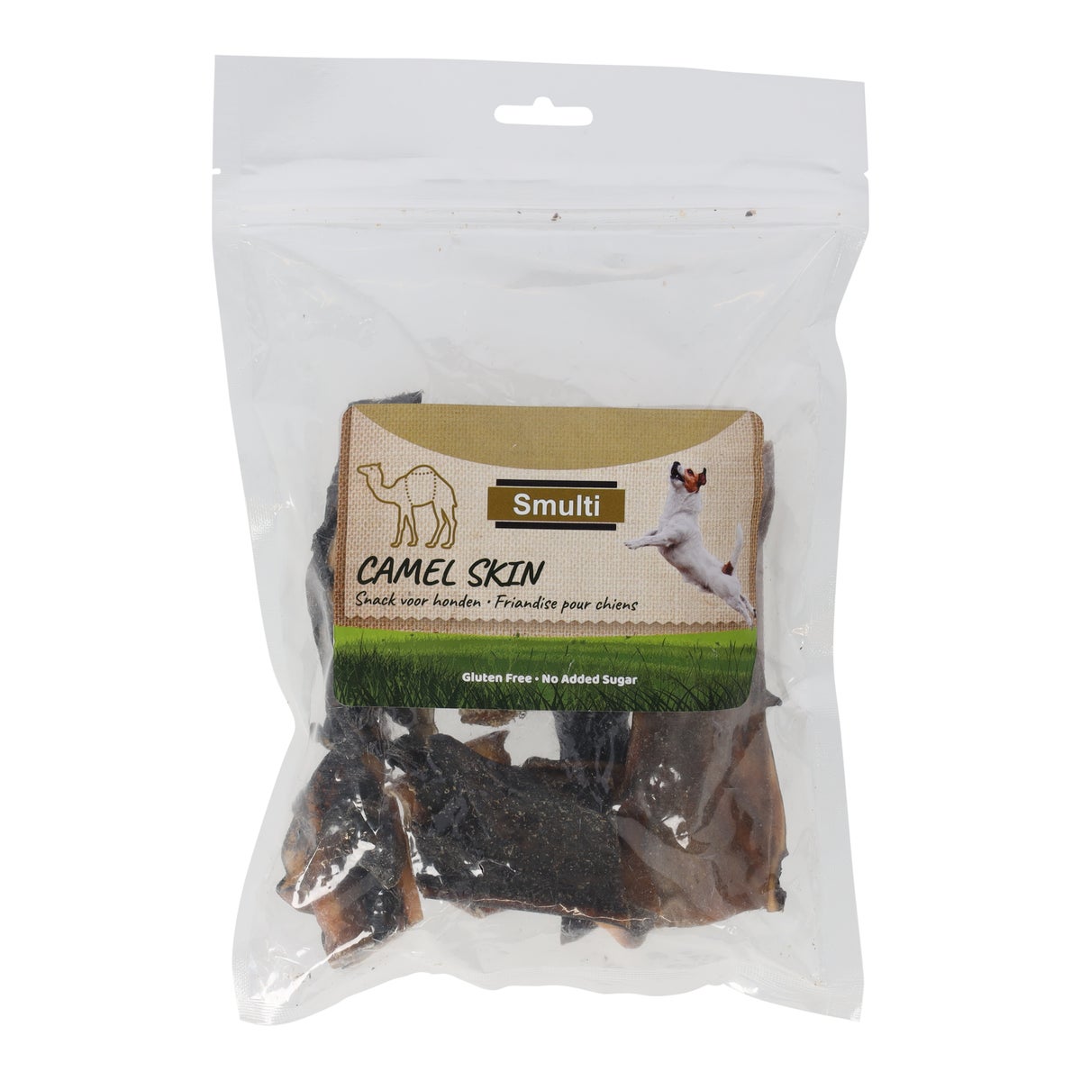 Hondensnack natuur kamelenhuid 200gr Hondensnack natuur kamelenhuid 200gr
