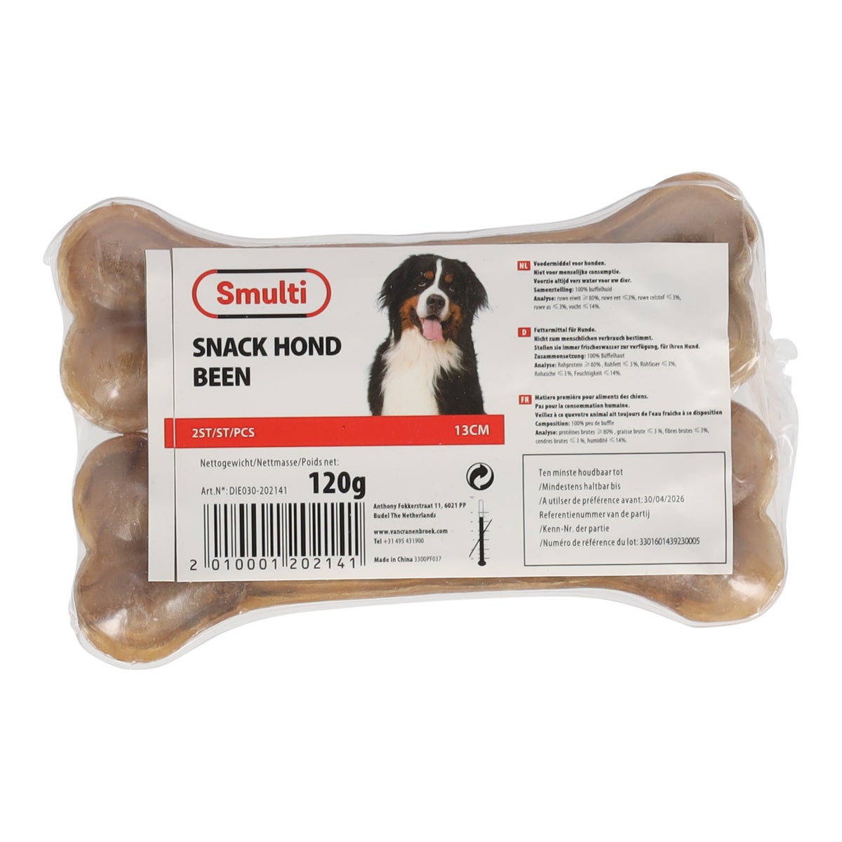 Hondensnack been 13 cm 2 stuks Hondensnack been 13 cm 2 stuks