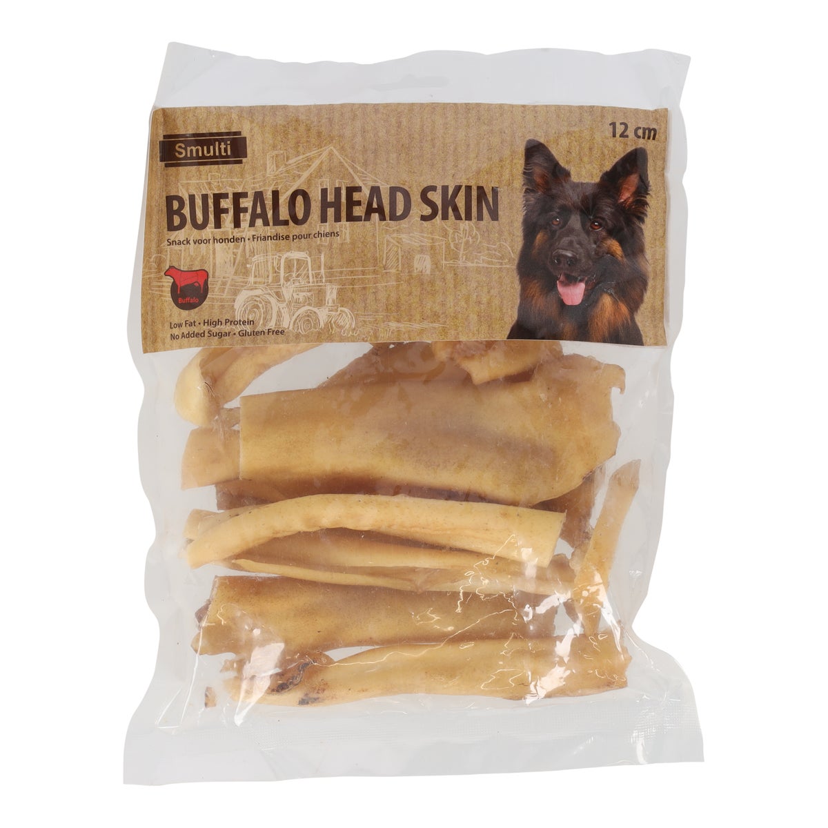 Hondensnack nature kophuid 12cm 200g Hondensnack nature kophuid 12cm 200g