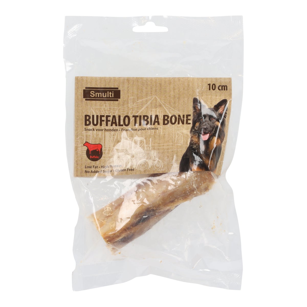 Hondensnack nature tibia 10cm 120g Hondensnack nature tibia 10cm 120g