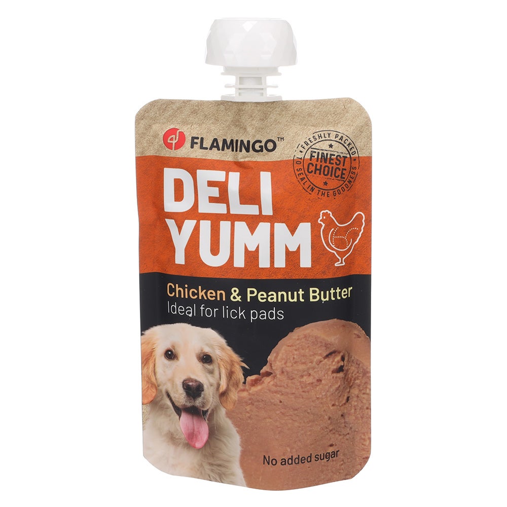 Hondensnack kip met pindakaas 90 g Deli-Yumm Hondensnack kip met pindakaas 90 g Deli-Yumm