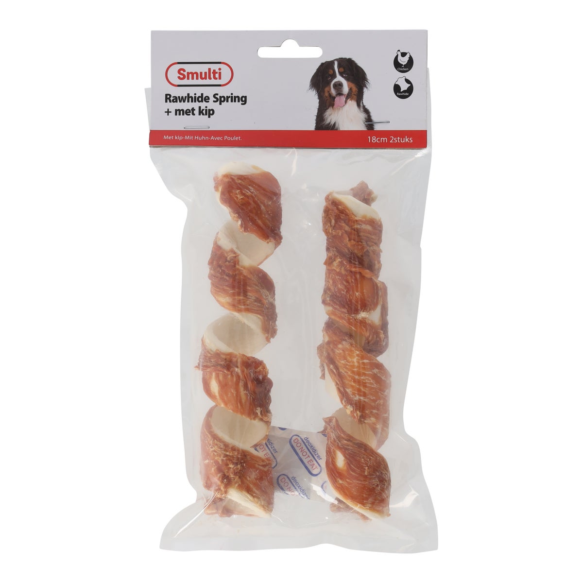 Hondensnack kip Spring 18 cm 2 stuks Hondensnack kip Spring 18 cm 2 stuks