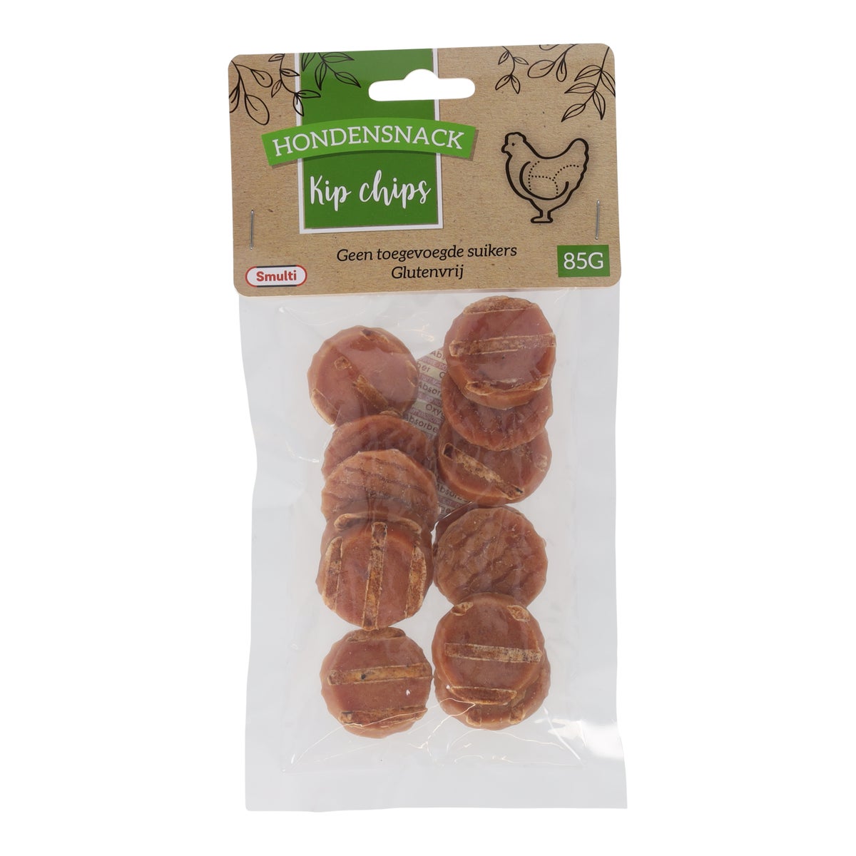 Hondensnack kip chips 85G Hondensnack kip chips 85G
