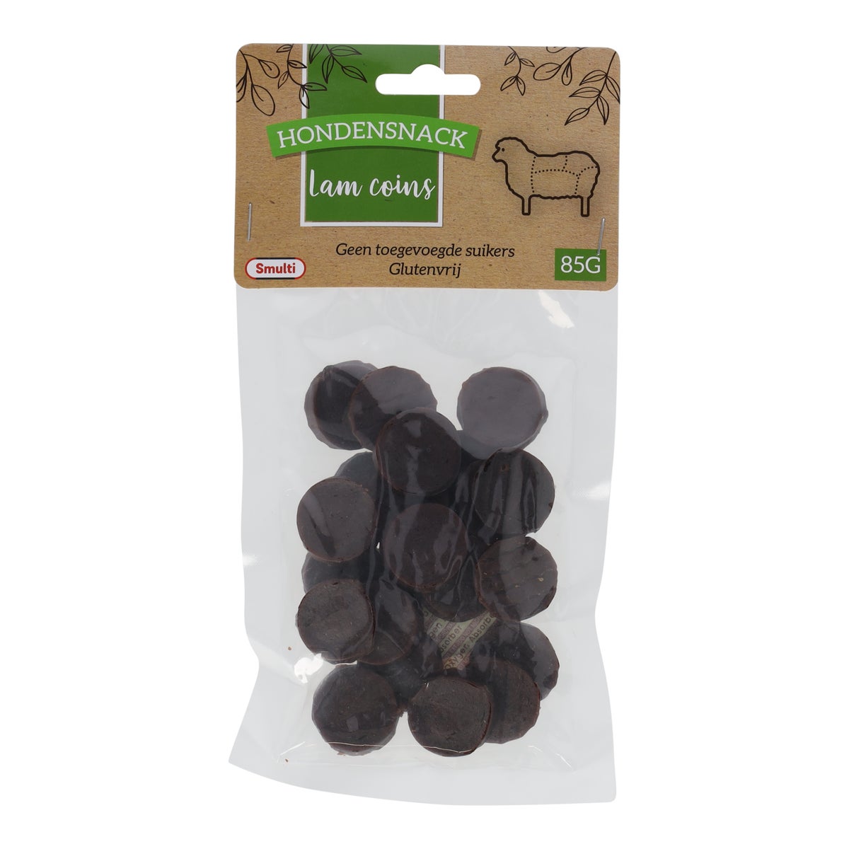 Hondensnack lam coins 85G Hondensnack lam coins 85G