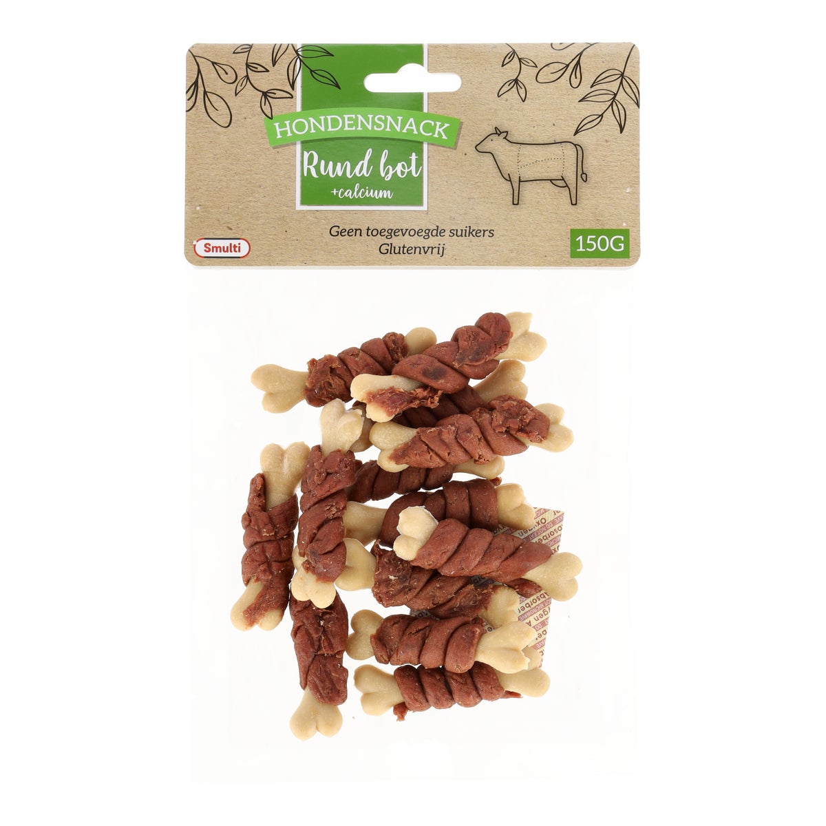 Hondensnack calcium bone beef 150G Hondensnack calcium bone beef 150G