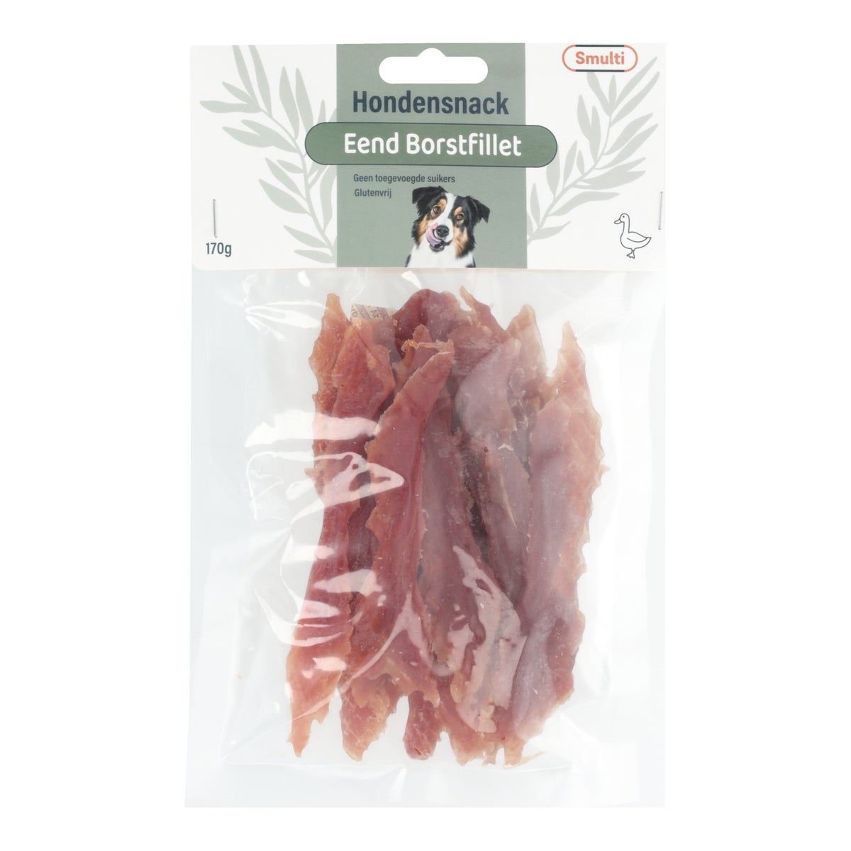Hondensnack eend borstfilet 170 g Hondensnack eend borstfilet 170 g