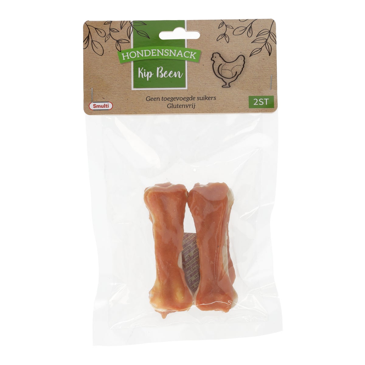 Hondensnack been kip 10cm 2st Hondensnack been kip 10cm 2st