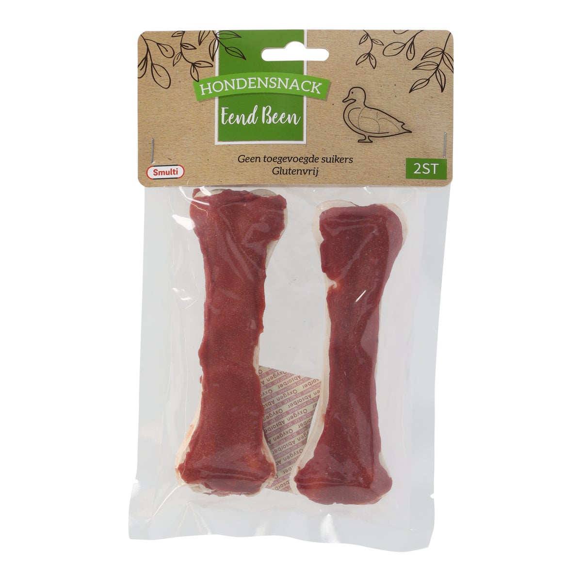 Hondensnack been eend 15 cm 2 stuks Hondensnack been eend 15 cm 2 stuks
