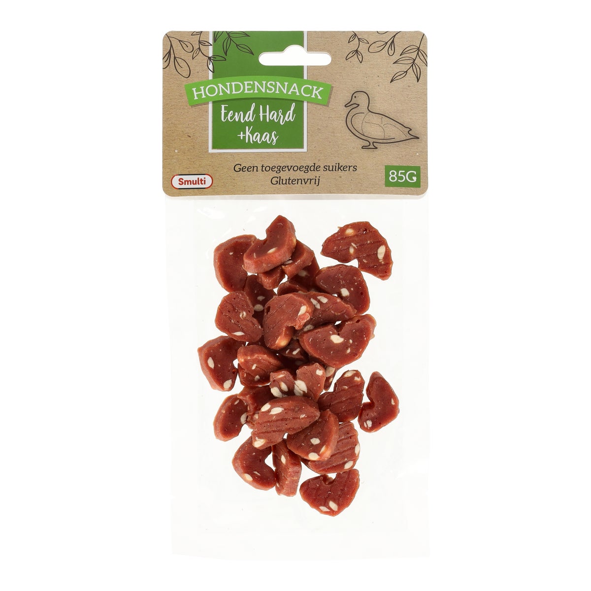 Hondensnack hart eend met kaas 85 g Hondensnack hart eend met kaas 85 g