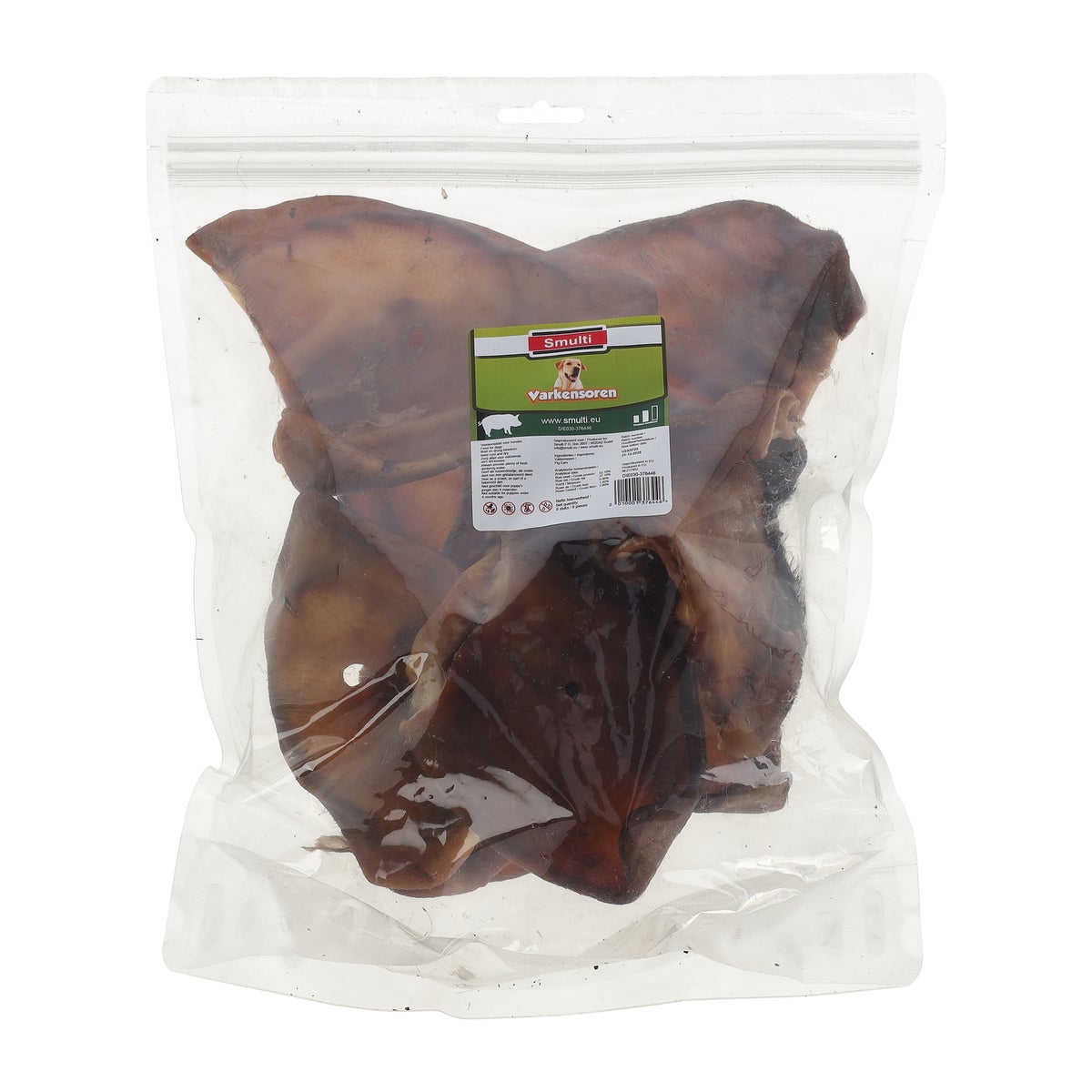 Hondensnack varkensoor groot 9st Hondensnack varkensoor groot 9st