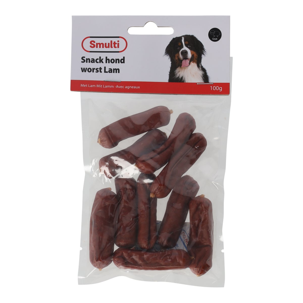 Hondensnack worst lam 100 gr Hondensnack worst lam 100 gr