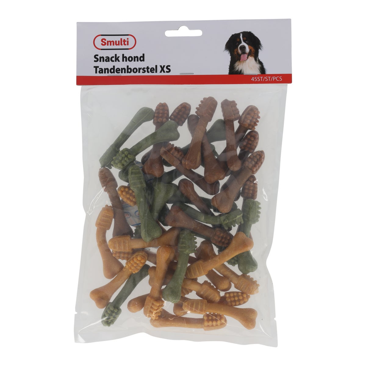 Hondensnack tandenborstel XS 45st Hondensnack tandenborstel XS 45st