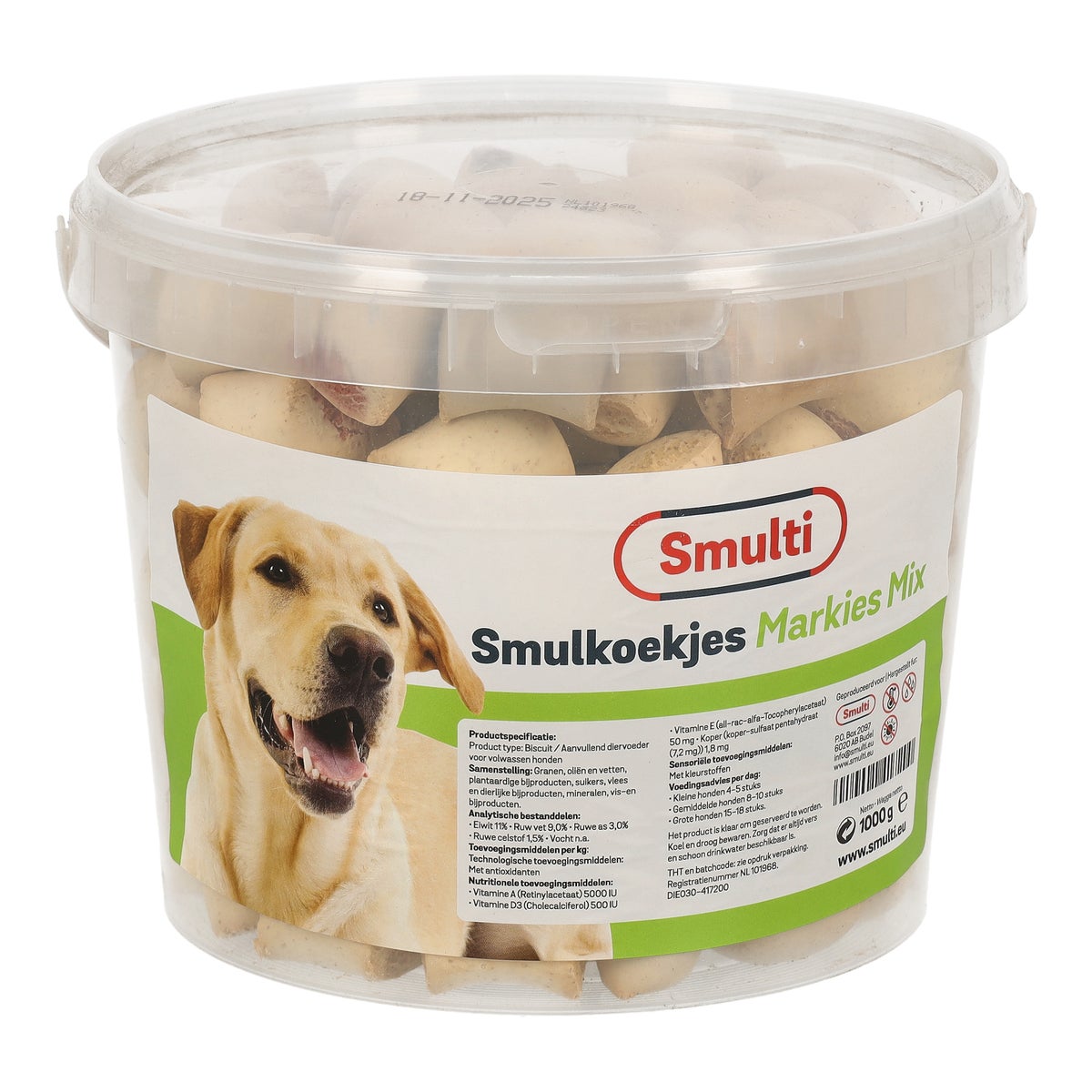 Hondenkoek markies mix 1kg Hondenkoek markies mix 1kg