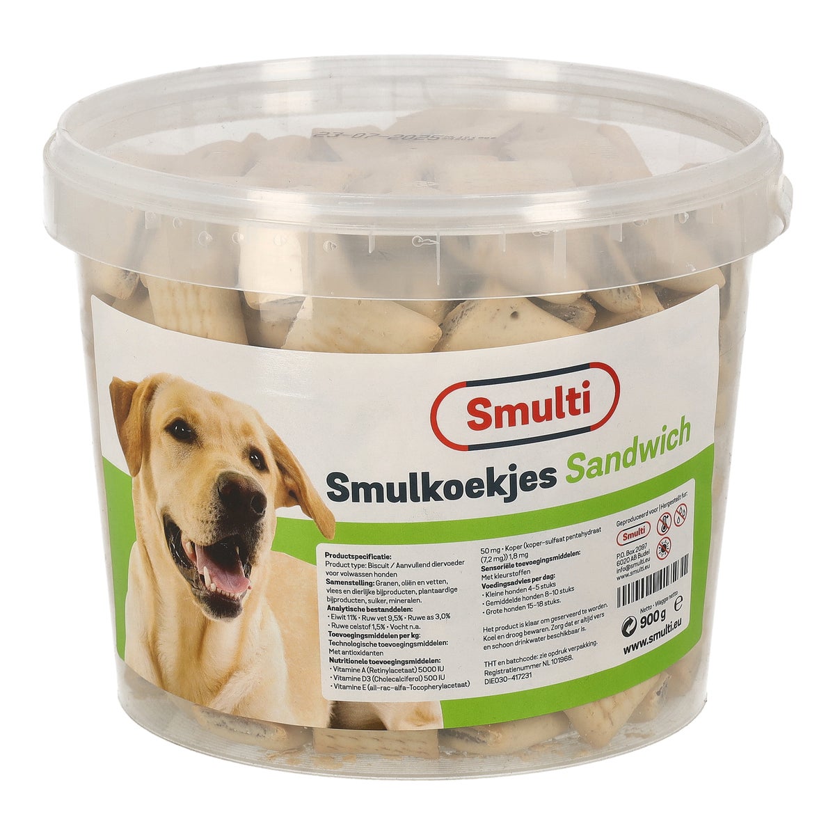 Hondenkoek sandwich 0,9kg Hondenkoek sandwich 0,9kg