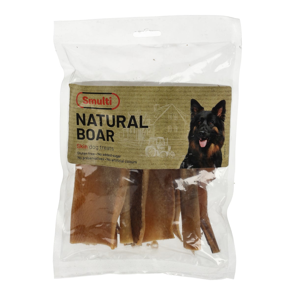 Hondensnack nature everzwijn huid 200g Smulti Hondensnack nature everzwijn huid 200g Smulti
