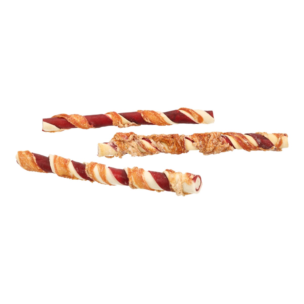 Hondensnack rawhide staaf + kip 20mm 28cm 280g Smulti Hondensnack rawhide staaf + kip 20mm 28cm 280g Smulti