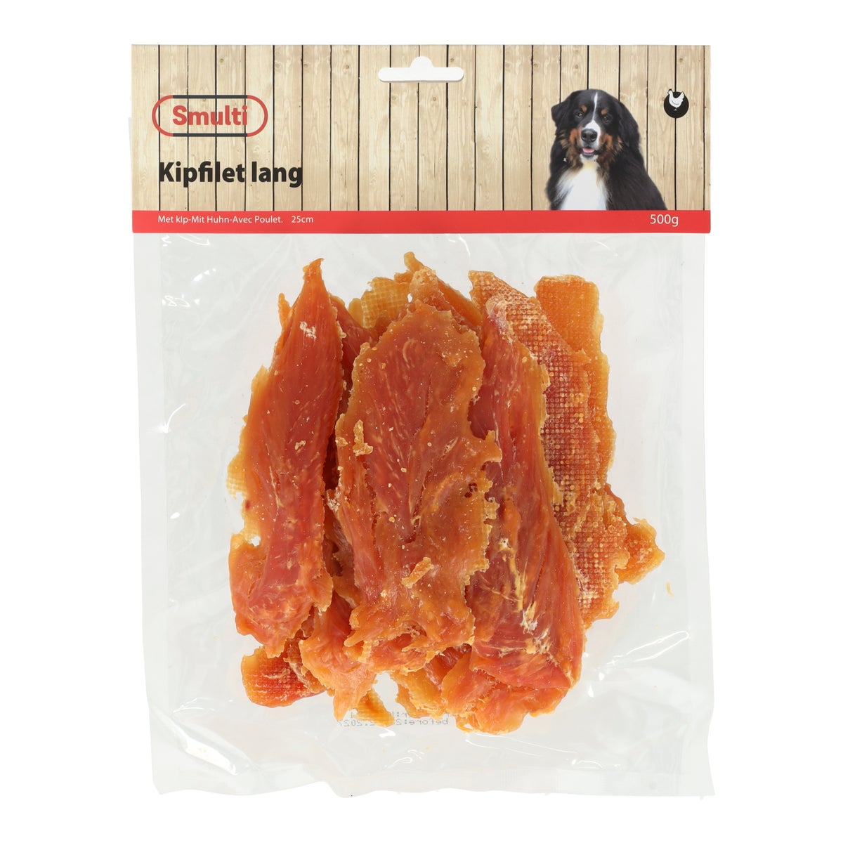 Hondensnack kipfilet lang 500g Hondensnack kipfilet lang 500g