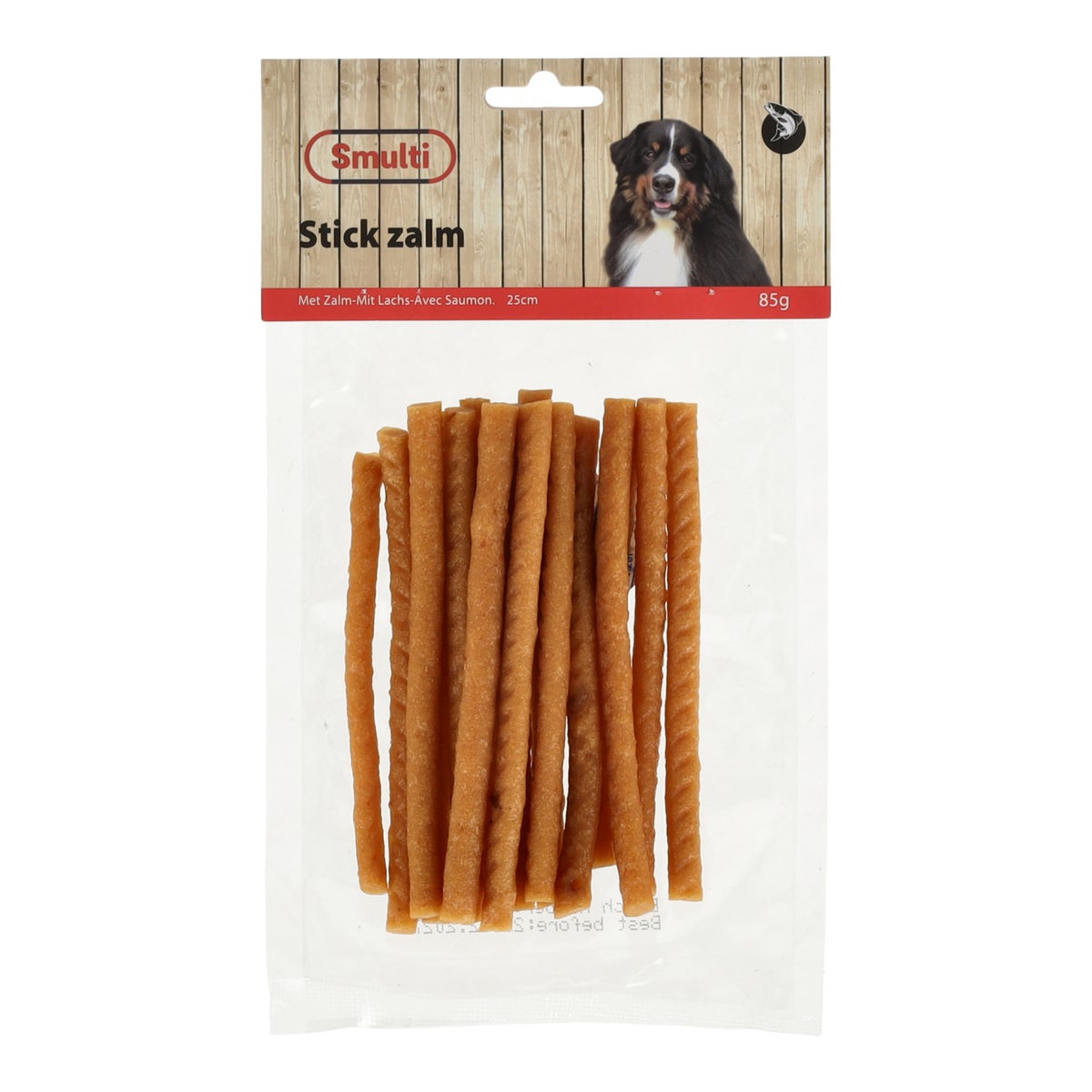 Hondensnack stick zalm 85g Hondensnack stick zalm 85g