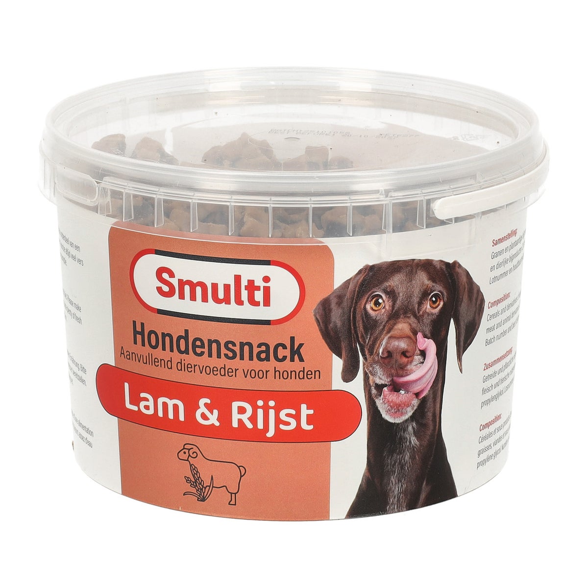 Hondensnack bone lam en rijst groot 1800 g Smulti Hondensnack bone lam en rijst groot 1800 g Smulti