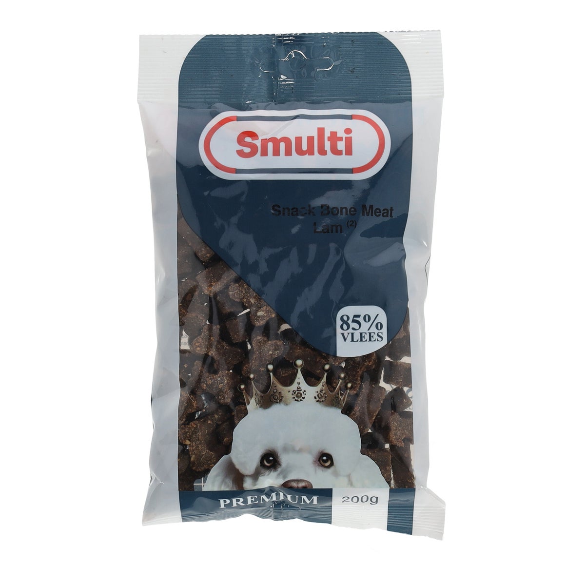 Hondensnack bone meat lam 200 g Smulti Hondensnack bone meat lam 200 g Smulti