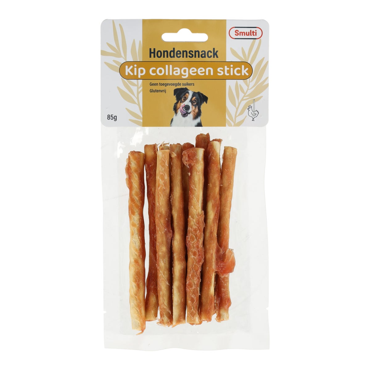 Hondensnack collageen kip stick 85g Hondensnack collageen kip stick 85g
