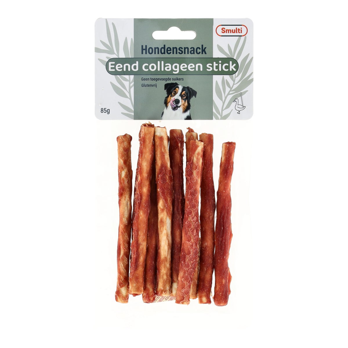 Hondensnack collageen eend stick 85g Hondensnack collageen eend stick 85g