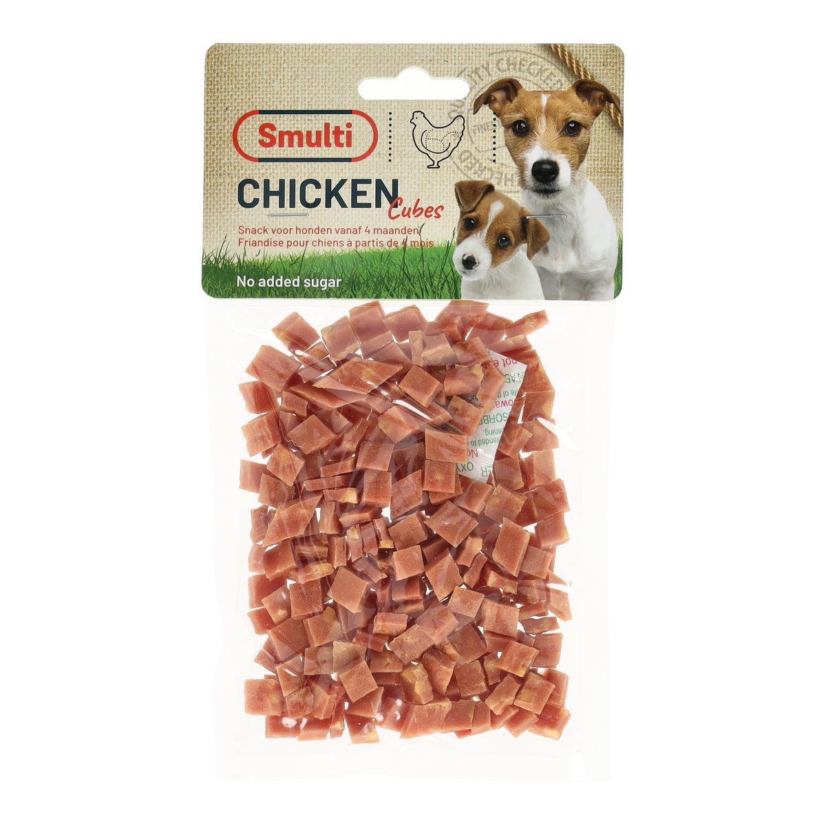 Hondensnack blokjes kip 85 g Hondensnack blokjes kip 85 g