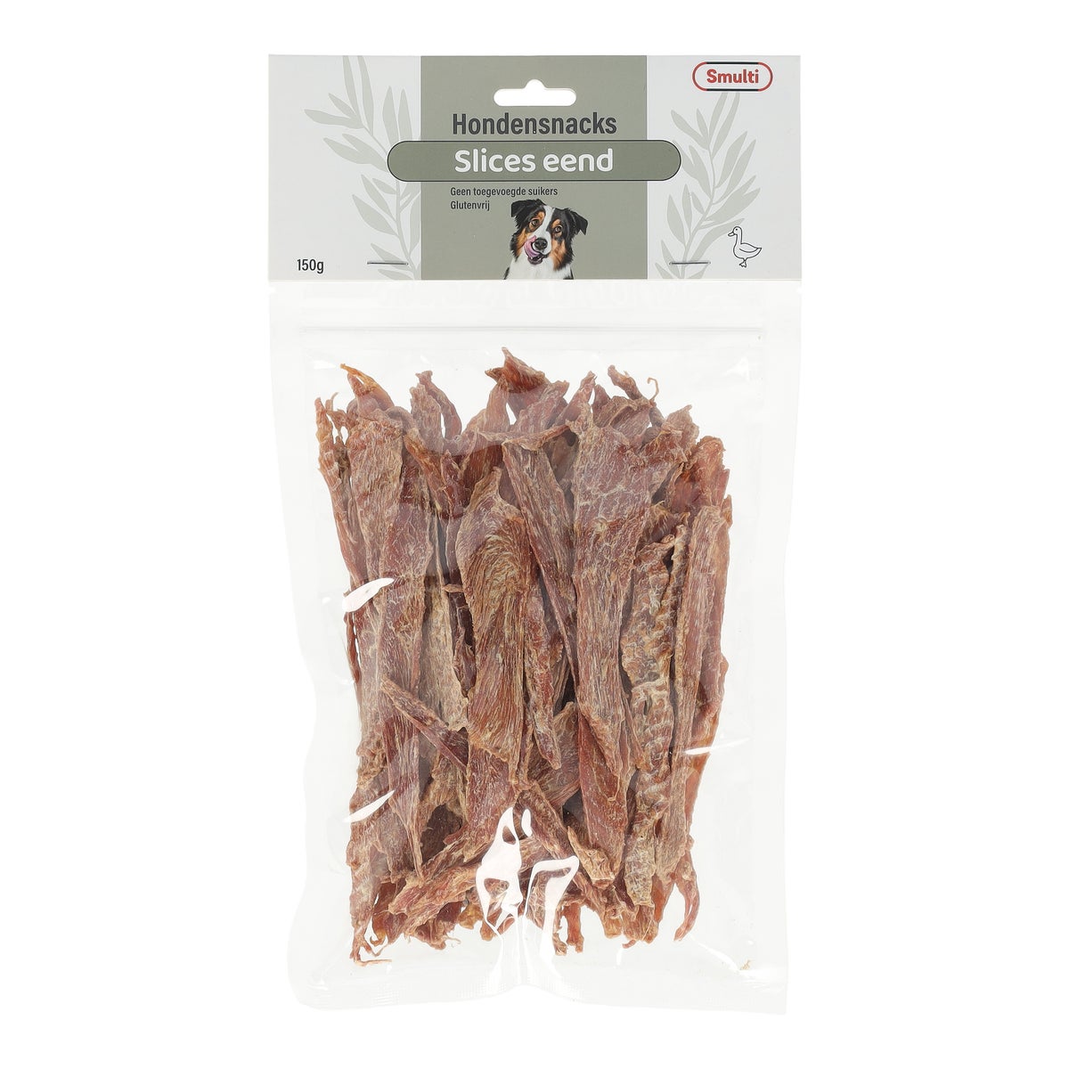 Hondensnack eend slices 150 g Hondensnack eend slices 150 g