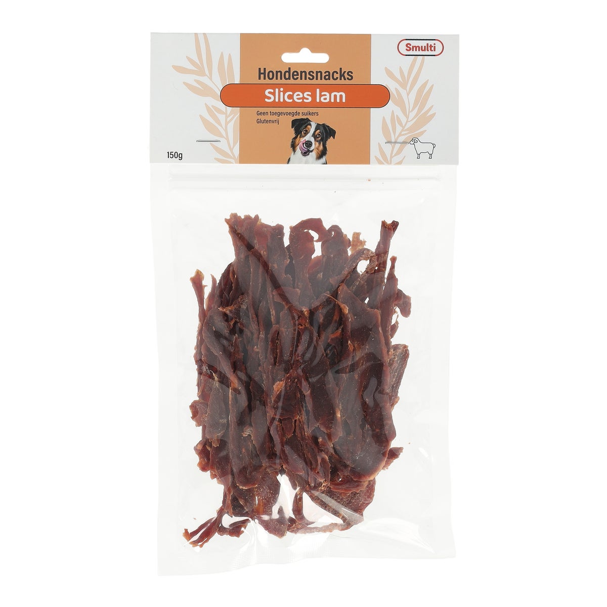 Hondensnack lam slices 150 g Hondensnack lam slices 150 g