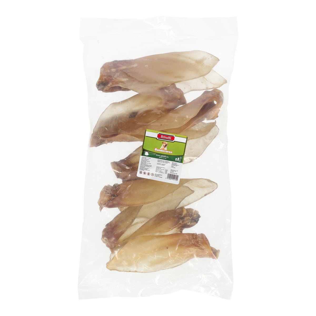 Hondensnack runderoor 10 stuks Hondensnack runderoor 10 stuks