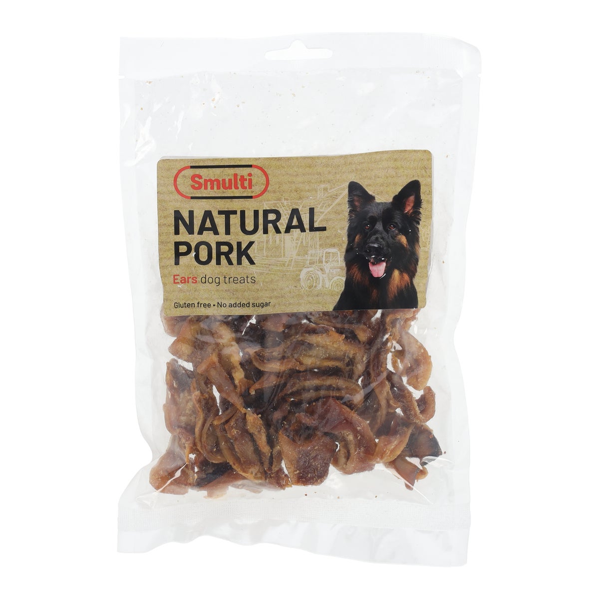 Hondensnack nature varkensoren strips 200 g Smulti Hondensnack nature varkensoren strips 200 g Smulti