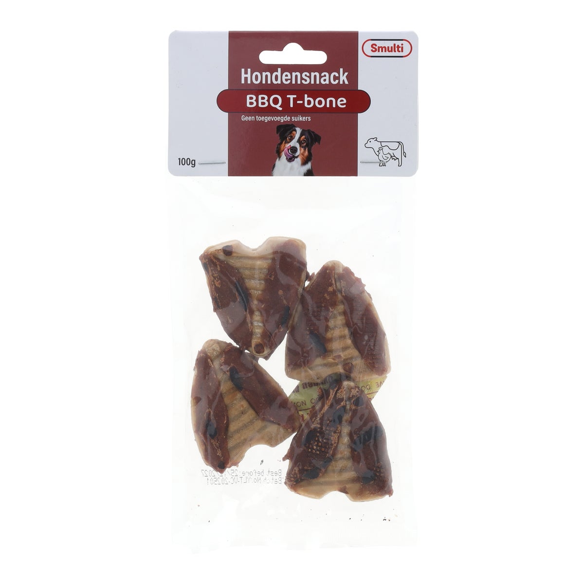Hondensnack BBQ T-bone 100 g Hondensnack BBQ T-bone 100 g