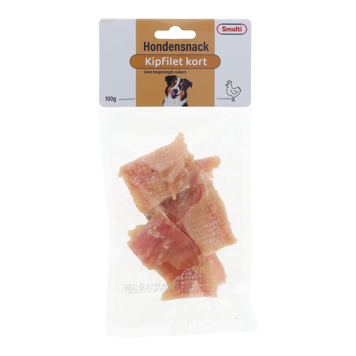 Hondensnack kipfilet kort 100 g Hondensnack kipfilet kort 100 g