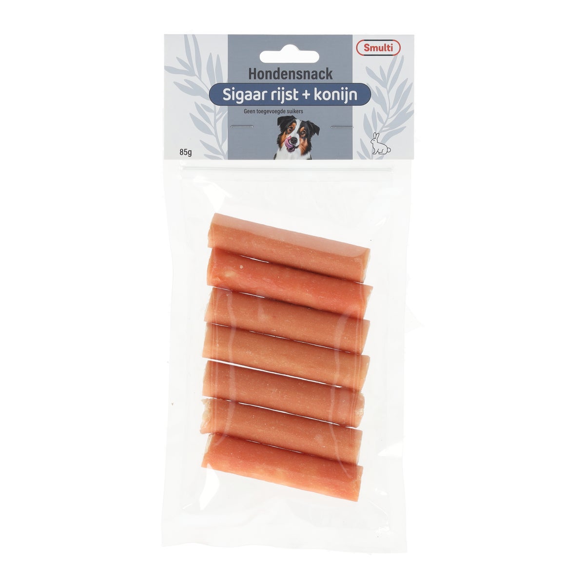 Hondensnack sigaar rijst en konijn 85 g Hondensnack sigaar rijst en konijn 85 g