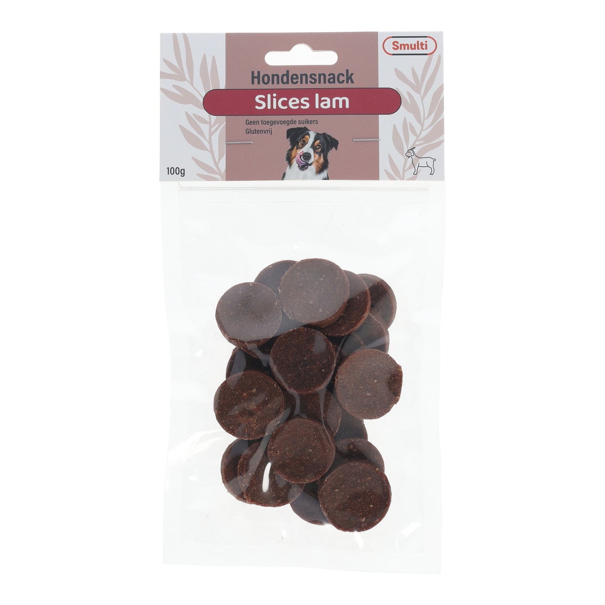 Hondensnack chips lam 100 g Hondensnack chips lam 100 g