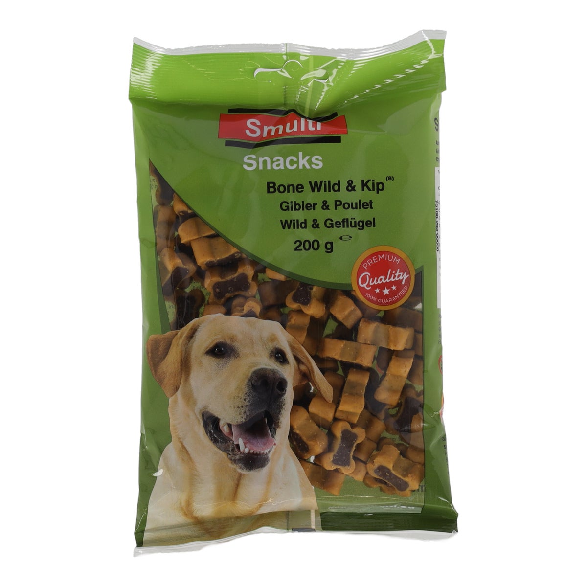 Snack bone wild + kip 200G Smulti Snack bone wild + kip 200G Smulti
