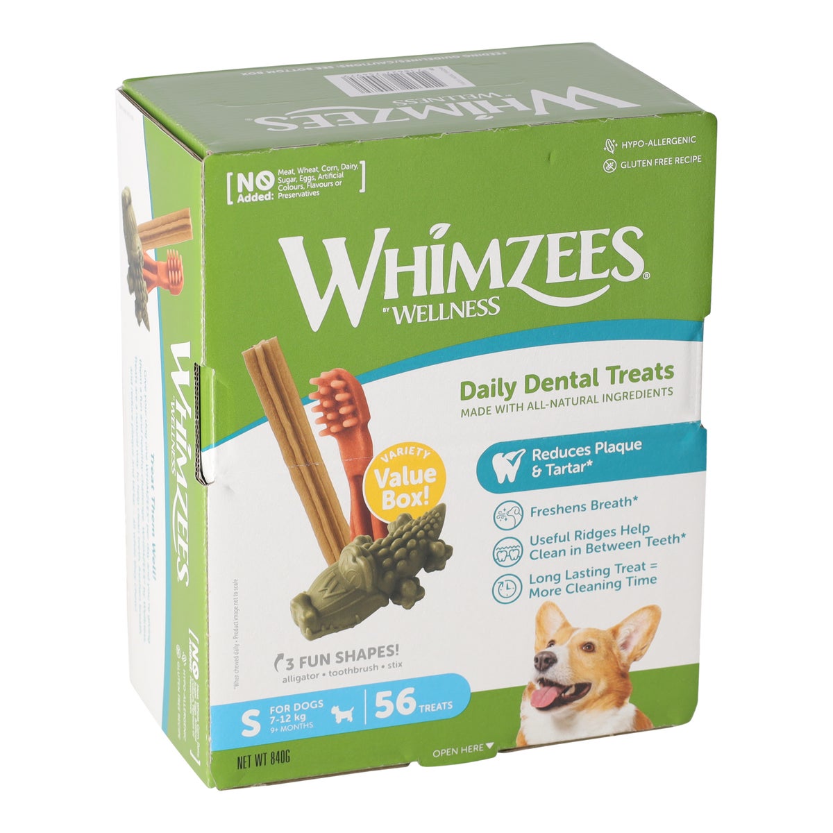 Hondensnack variety box S 56 stuks Whimzees Hondensnack variety box S 56 stuks Whimzees