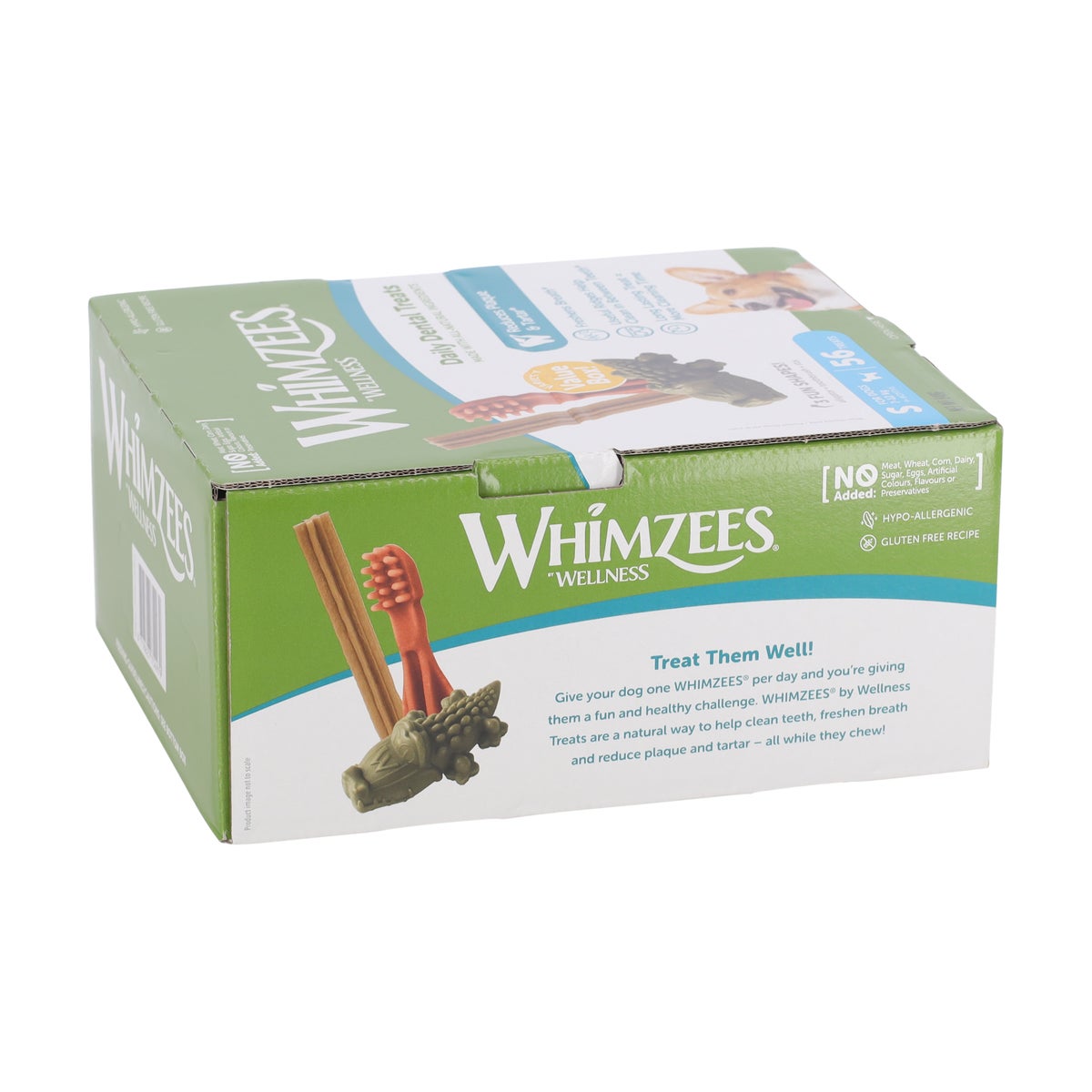 Hondensnack variety box S 56 stuks Whimzees Hondensnack variety box S 56 stuks Whimzees