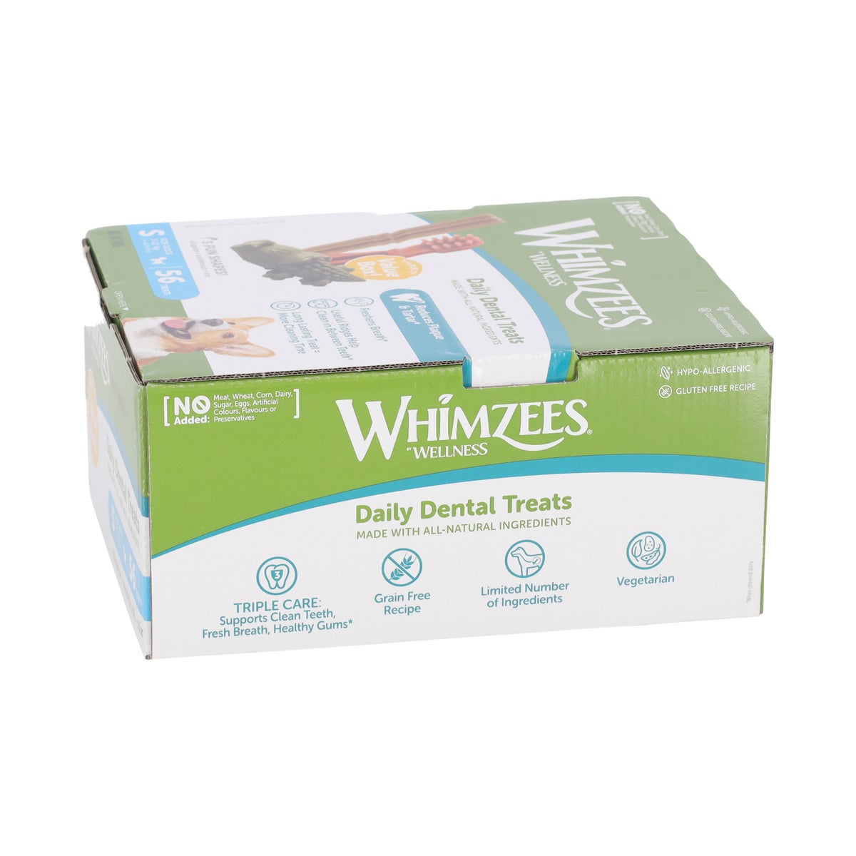 Hondensnack variety box S 56 stuks Whimzees Hondensnack variety box S 56 stuks Whimzees